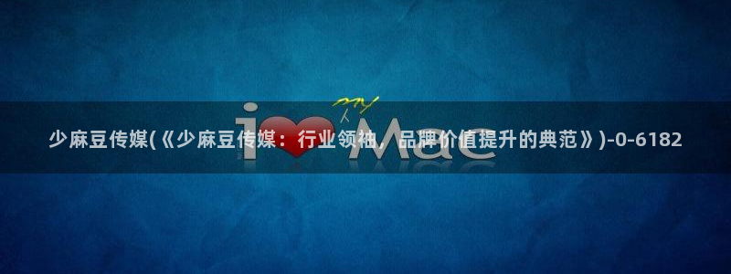 麻豆麻豆：少麻豆传媒(《少麻豆传媒：行业领袖，品牌价值提升的典范》)